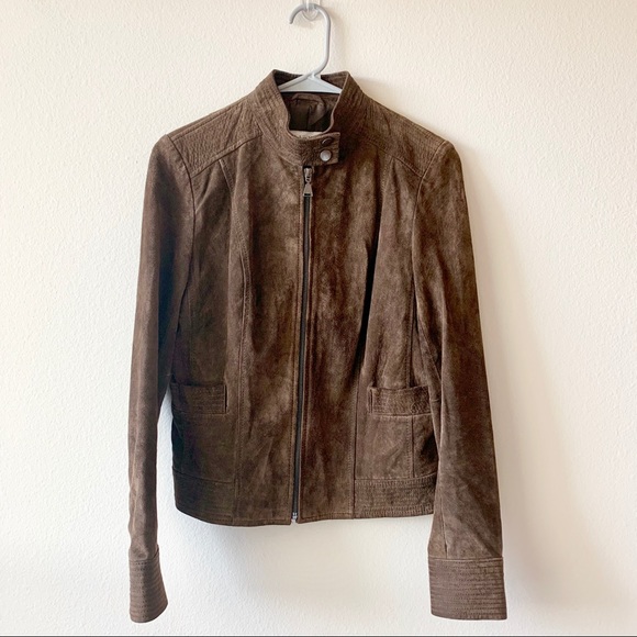 Calvin Klein Jackets & Blazers - Calvin Klein Leather Suede Jacket